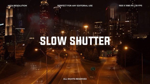 Videohive Slow Shutter Transitions Elements template preview