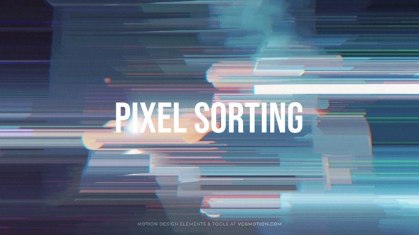 Videohive Pixel Glitch Elements template preview