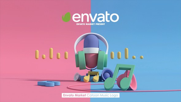 Videohive Music Logo 49708213 Logo Stings template preview