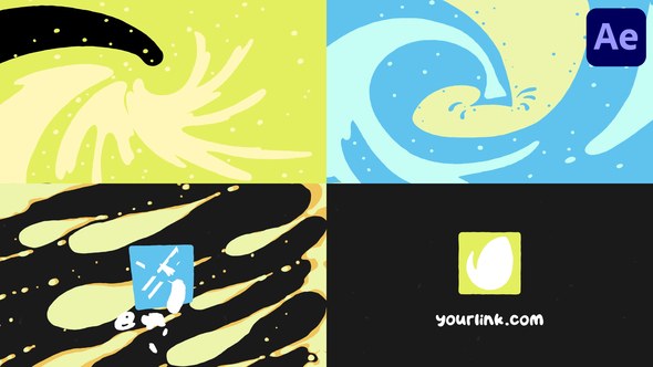 Videohive Colorful Wave Logo for After Effects Logo Stings template preview