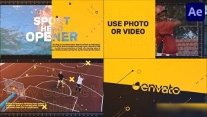 Videohive Sport Hero Opener for After Effects Openers template preview