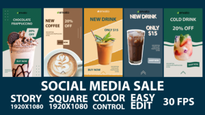 Videohive Social Media Sale Product Promo template preview