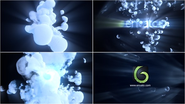Videohive Smoke Ray Logo Reveal Logo Stings template preview