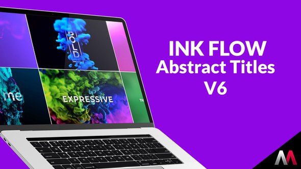 Videohive Abstract Titles V6 | Ink Flow Titles template preview