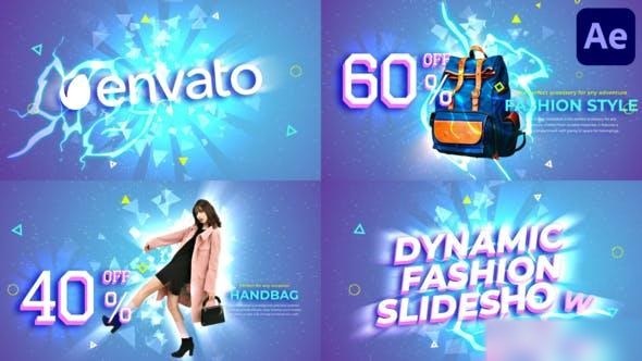 Videohive Dynamic Fashion Slideshow for After Effects Openers template preview