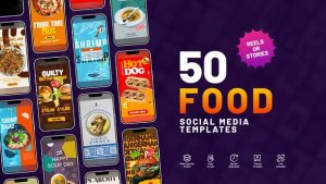 Videohive Food Instagram Stories 54146069 Product Promo template preview