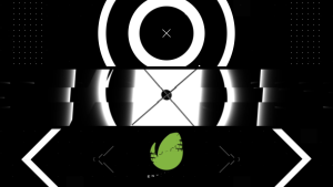 Black White Intro Video Displays template preview