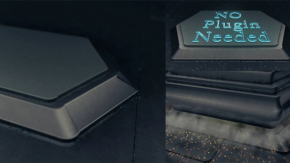 Videohive Powerful Casting Logo Reveal Logo Stings template preview