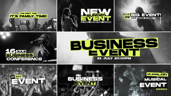 Videohive Event Titles Pack | After Effects Titles template preview
