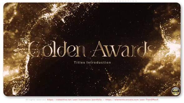 Videohive Luxury Awards - Titles Introduction Titles template preview