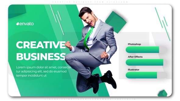 Videohive Creative Business Team Slideshow Openers template preview