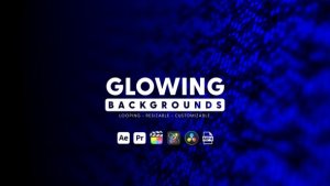 Videohive Glowing Backgrounds Elements template preview