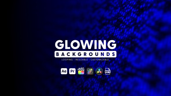 Videohive Glowing Backgrounds Elements template preview