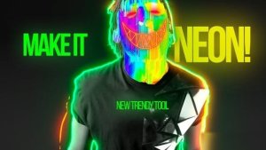 Videohive Make It Neon Video Displays template preview