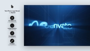 Videohive Tech Pieces Logo Reveal Logo Stings template preview