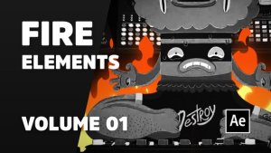 Videohive Fire Elements Volume 01 [Ae] Elements template preview