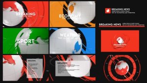 Broadcast News Pack Premiere Pro template preview