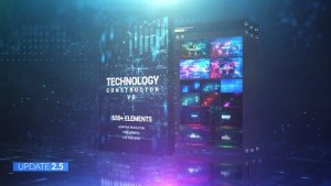 Technology Constructor Video Displays template preview