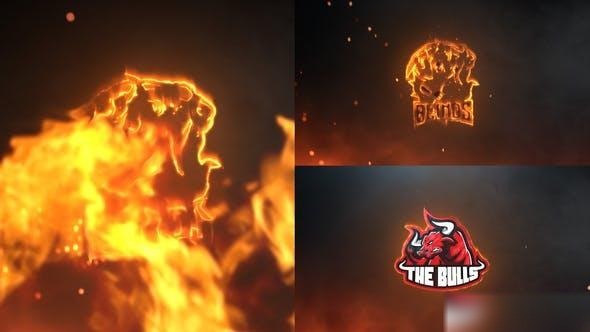 Videohive Epic Fire Logo Reveal 38718241 Logo Stings template preview