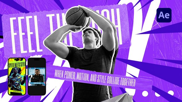 Videohive Plastic Grunge Motion Reveal Openers template preview