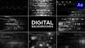 Videohive Collection Of Digital Backgrounds for After Effects Elements template preview