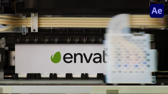 Videohive Printer Logo Logo Stings template preview