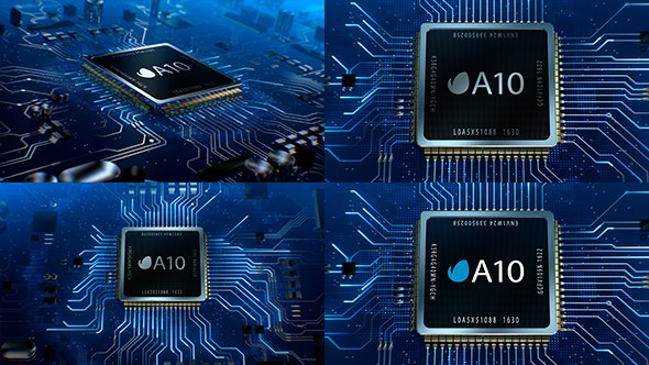 Videohive Microcircuit CPU Logo Logo Stings template preview