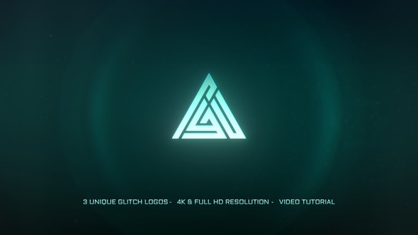 Videohive Glitch Logo 3 In 1 30281639 Logo Stings template preview
