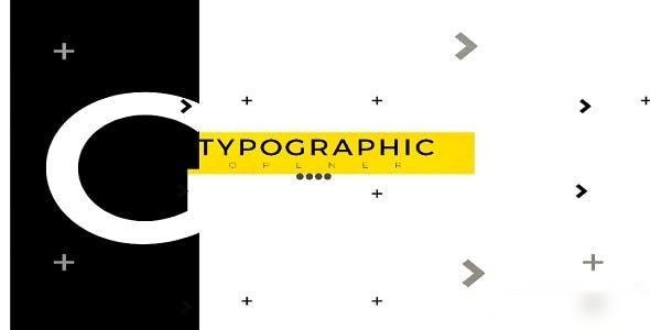 Videohive Typographic Opener 21252800 Openers template preview
