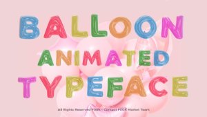 Videohive Balloon Animated Typeface | After Effects Titles template preview