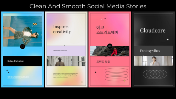 Videohive Clean And Smooth Social Media Stories for After Effects Product Promo template preview