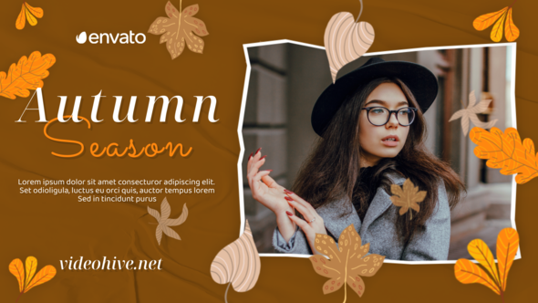 Videohive Autumn Style Video Displays template preview