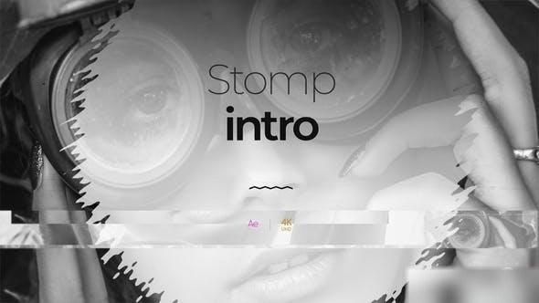 Videohive Glitch Slideshow Intro Openers template preview