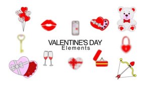 Videohive Valentine's Day Elements Elements template preview