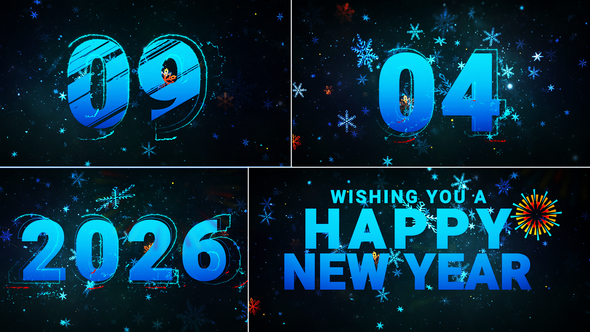 Videohive Happy New Year Countdown 2025 // Countdown 2025 Openers template preview