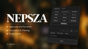 Videohive Animated Typeface - NEPSZA Titles template preview