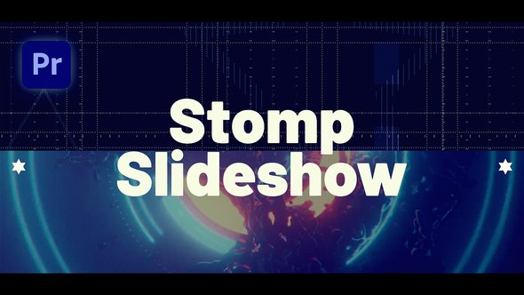 Stomp Intro Slideshow Premiere Pro template preview