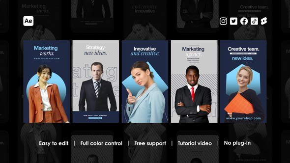 Videohive Corporate Business Instagram Stories 45890905 Product Promo template preview