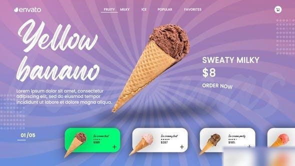 Videohive Ice Cream Promo 45924831 Product Promo template preview