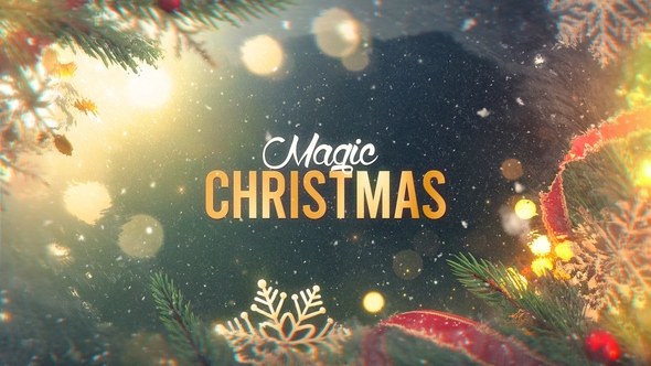 Videohive Magic Christmas Slideshow 60572351 Openers template preview