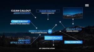 Videohive Gradient Call-Outs | AE Elements template preview