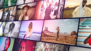 PHOTO WALL OPENER Video Displays template preview