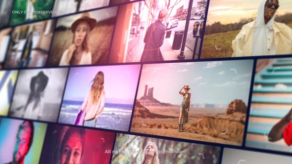 PHOTO WALL OPENER Video Displays template preview