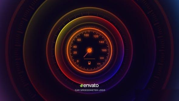 Videohive Car Speedometer Logo 44196817 Logo Stings template preview
