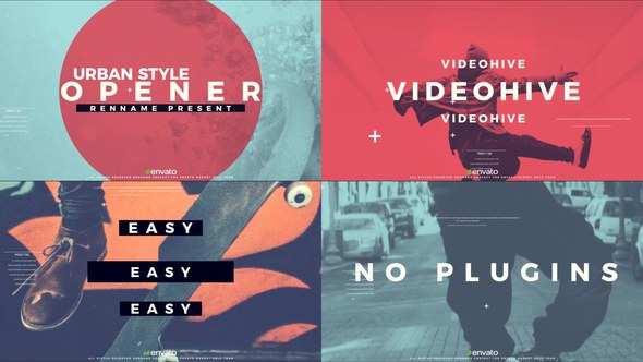 Videohive Urban Style Opener 22399768 Openers template preview