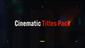 Videohive Cinematic Titles 52453688 Titles template preview