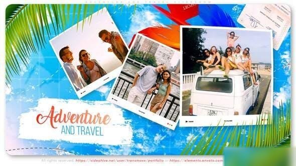 Videohive Adventure and Travel Slideshow Openers template preview