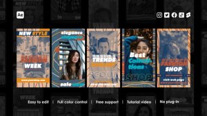 Videohive Street Wear Instagram Stories 45309031 Product Promo template preview