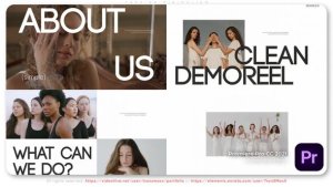 Fashion Minimalism Premiere Pro template preview