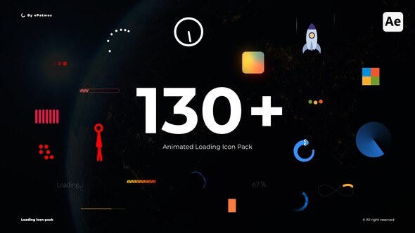Videohive Loading Pack Elements template preview